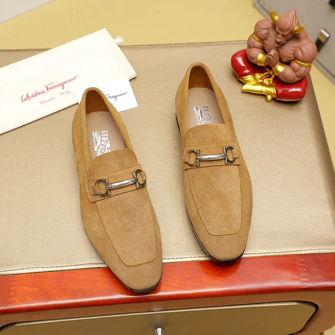 Men's shoes 💰600 🕷🕷🐂【Ferragamo】 Popular fashionable casual shoes🇨🇳Official website counter 1:1 production, original mold opening💯Good quality can be seen, imported high-end first-layer pebbled calfskin, water-dyed🐂leather lining🌿very clear texture, high-quality waterproof, non-slip and wear-resistant outsole🎋high quality and low price, truly handmade🍓, 7 colors available! Code number 38-44 (45. To be customized)